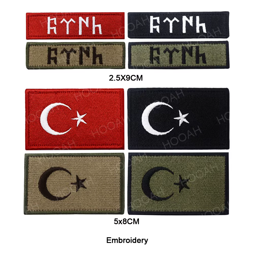 HOOAH Brazalete Táctico Reflectante Infrarrojo Bandera Turquía - imagen 4