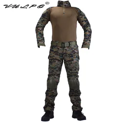 Uniforme de combate VULPO Jungle – Camisa y pantalón con protecciones