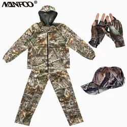 Traje de caza camuflaje biónico – Chaqueta transpirable y pantalones para primavera-otoño