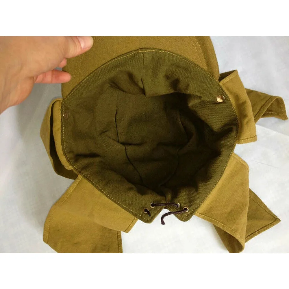 Gorra militar IJA de lana WWII con solapa para el cuello - imagen 3