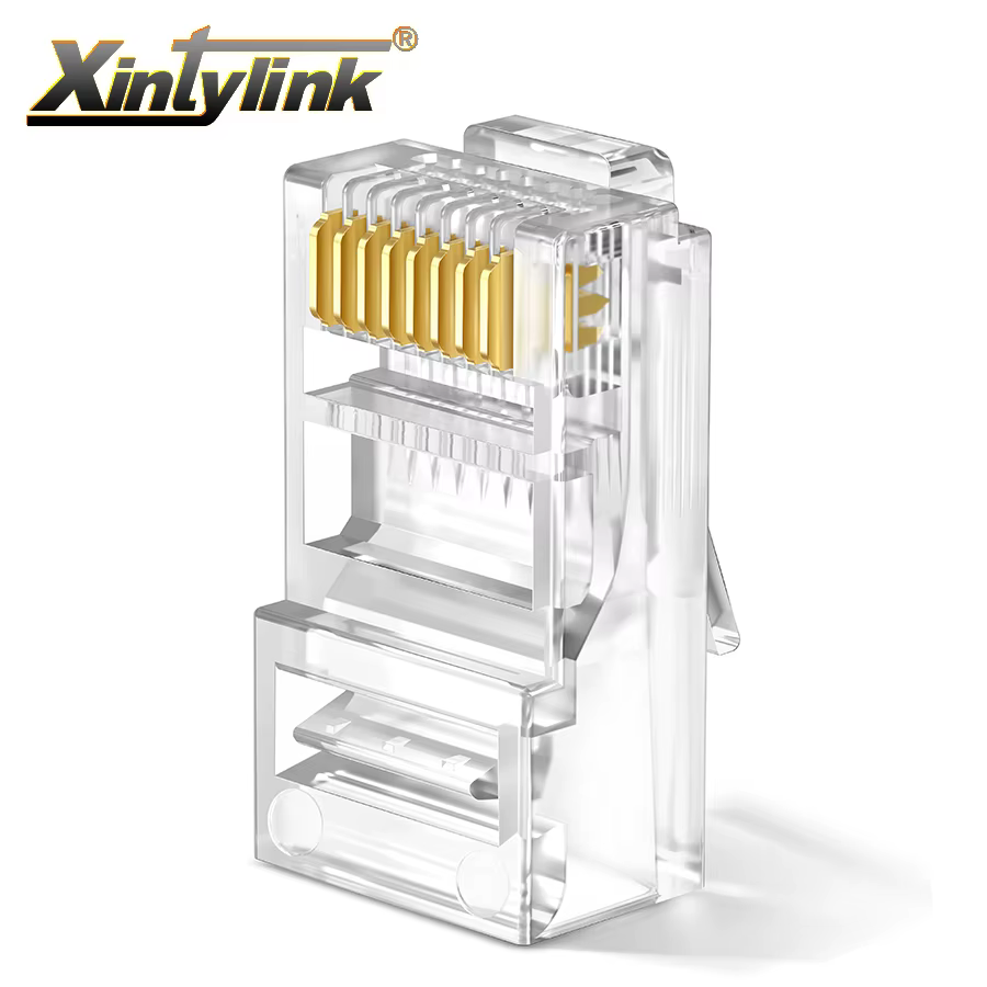 Conector RJ45 CAT6 Macho UTP Ethernet sin blindaje