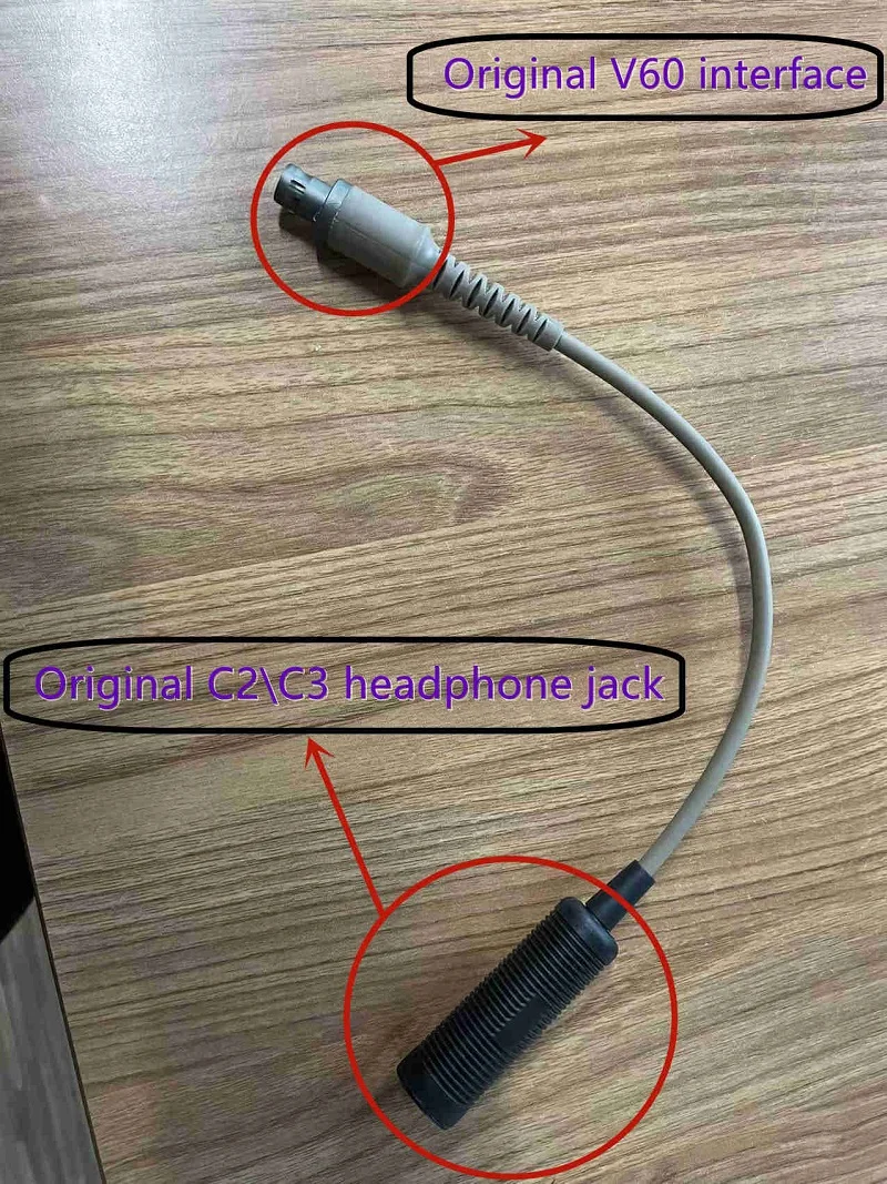 Cable adaptador TAC-SKY V60 a COMTAA visto en detalle