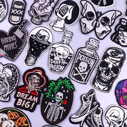 Parche táctico bordado calavera skull – Para ropa y mochilas