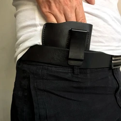 Funda IWB de cuero mano derecha Ruger LCR Bodyguard Taurus