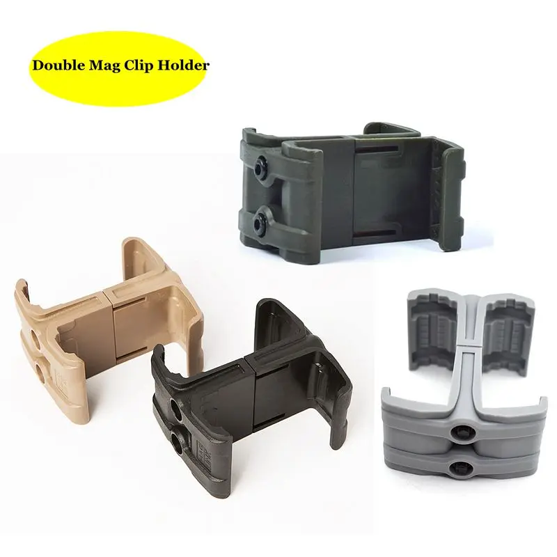 Conector doble magazine M4 Airsoft – Adaptador paralelo táctico - imagen 2