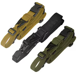 Eslinga táctica 3 puntos rifle elástica giratoria ajustable
