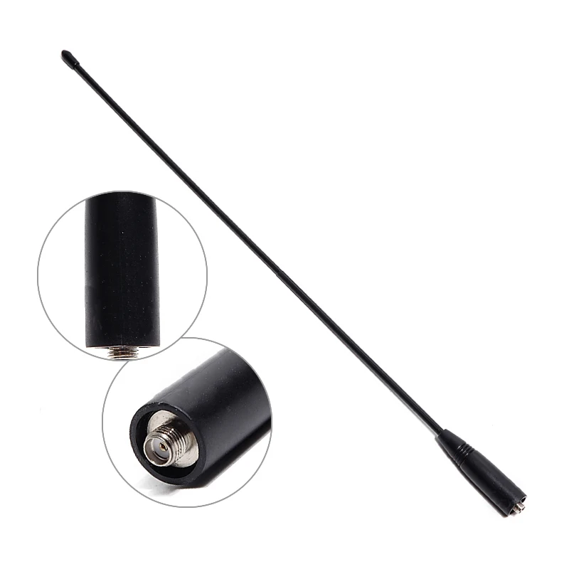 Antena látigo tri-banda VHF/UHF SMA hembra para Baofeng - imagen 4