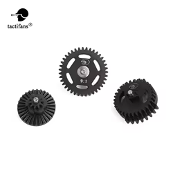 Piñones titanio 9:1 CNC - Set BD para gearbox AEG