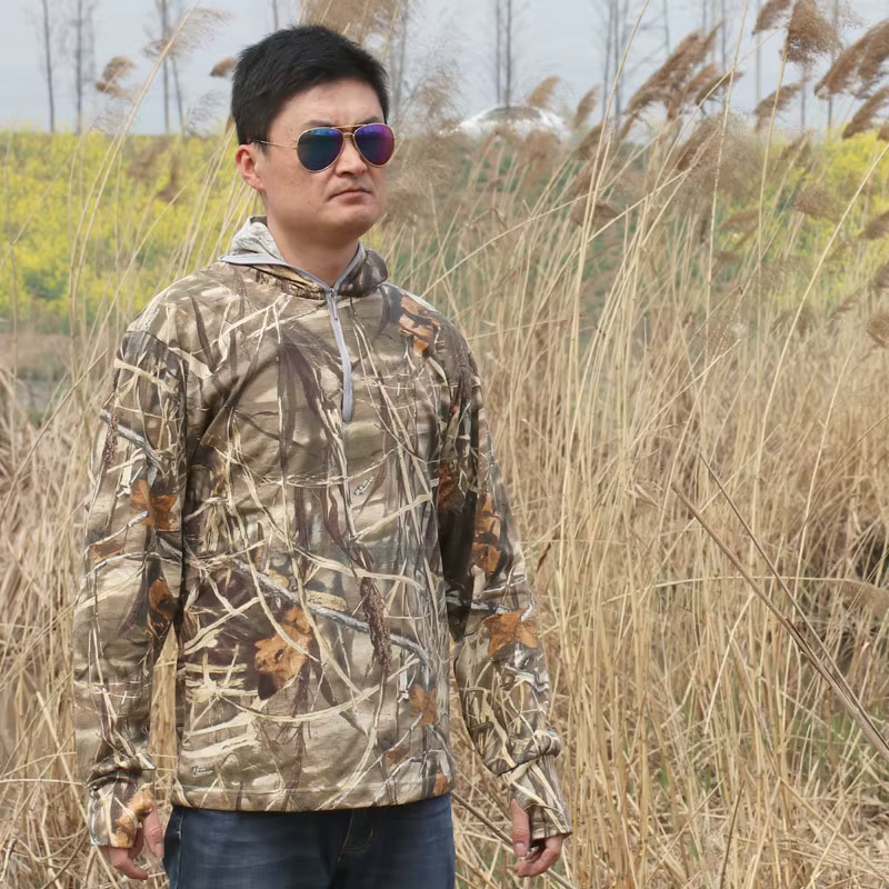 Chaqueta táctica camuflaje transpirable con capucha UV - imagen 3