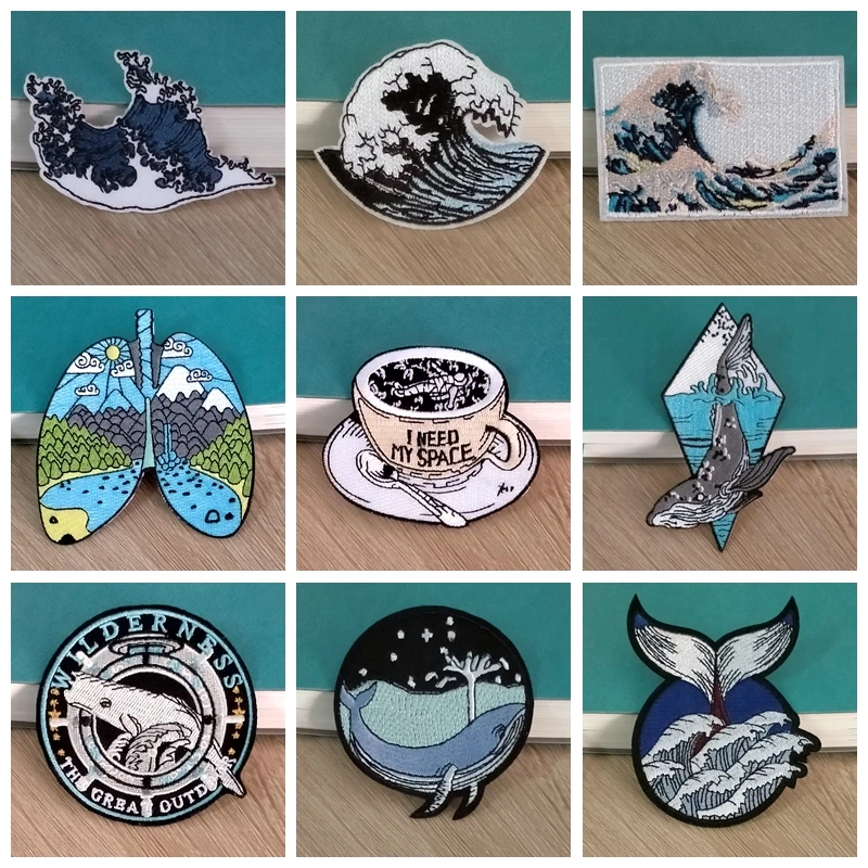 Parche táctico bordado tiburón Marine – Insignia para coser o planchar - imagen 4