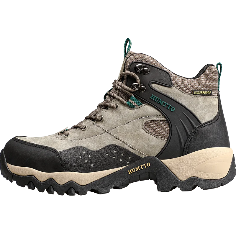 Botas tácticas impermeables de cuero para senderismo unisex - imagen 5