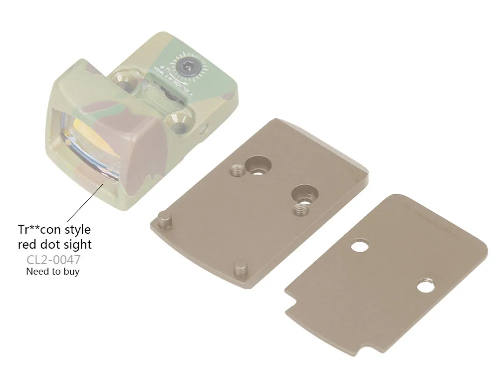 Placa adaptadora lista para montar