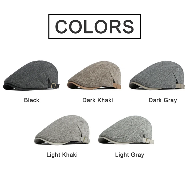 Gorra newsboy tweed retro hombre Gatsby, otoño invierno - imagen 2