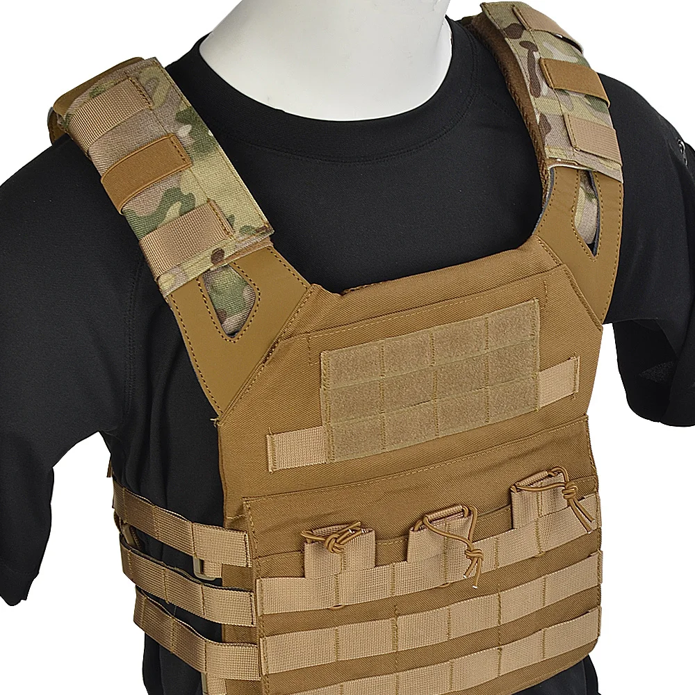 Chaleco táctico MOLLE acolchado para hombro – Plate Carrier - imagen 4