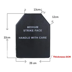 Placa SAPI de espuma EVA – Protector corporal para chaleco táctico