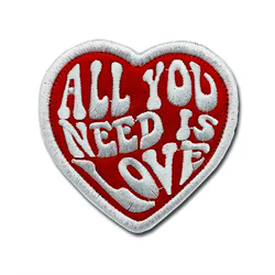 Parche táctico velcro ALL YOU NEED IS LOVE para chaqueta y mochila