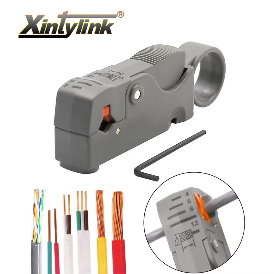 Xintylink Pelacables RJ45 para Ethernet, coaxial y UTP/FTP