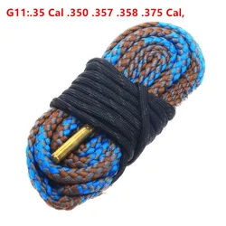 Cuerda de limpieza de rifle limpiador de barril nylon cobre cepillo