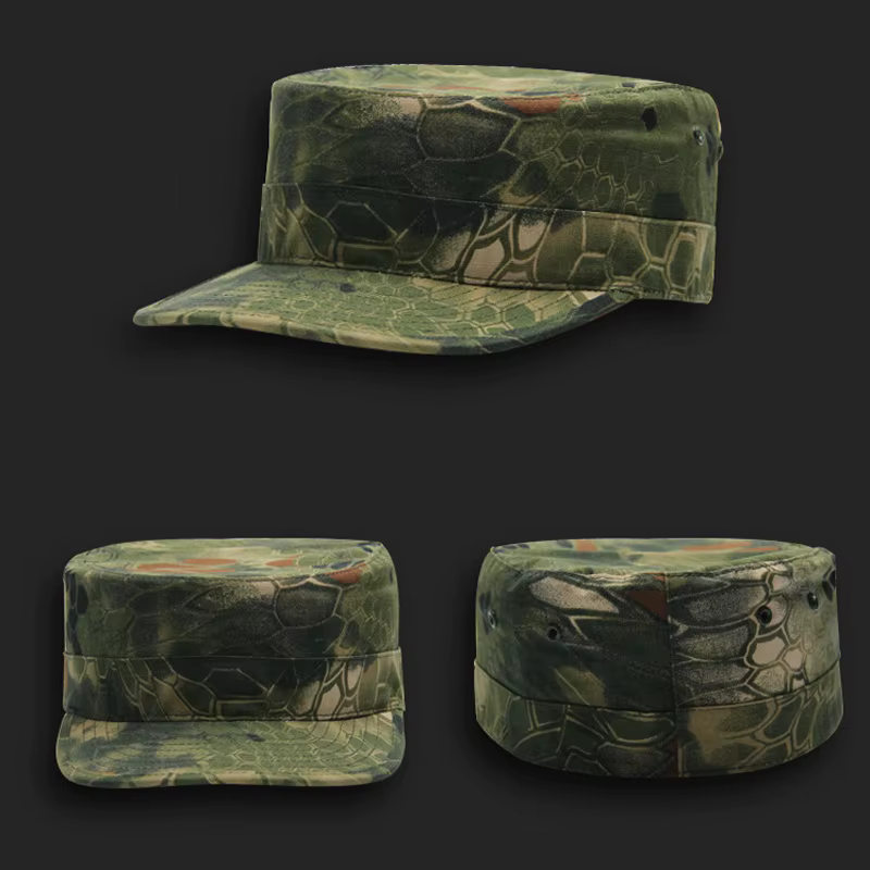 Gorra camuflaje blanca detalle