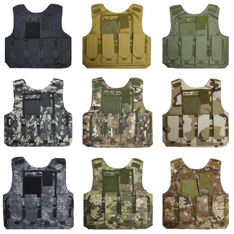 Opciones de camuflaje del chaleco