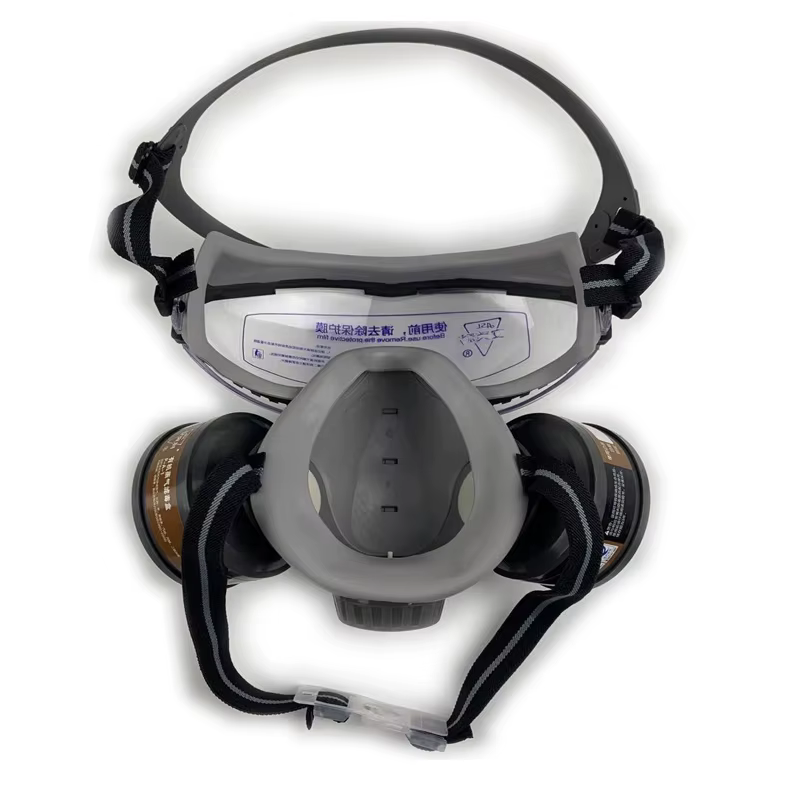 Mascarilla de gas 8200 con gafas para pintura y químicos - imagen 4