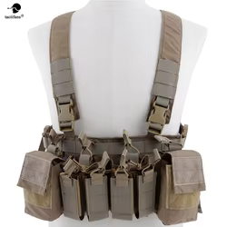 Chaleco Táctico D3 Portaplacas MOLLE Negro - Uso Militar