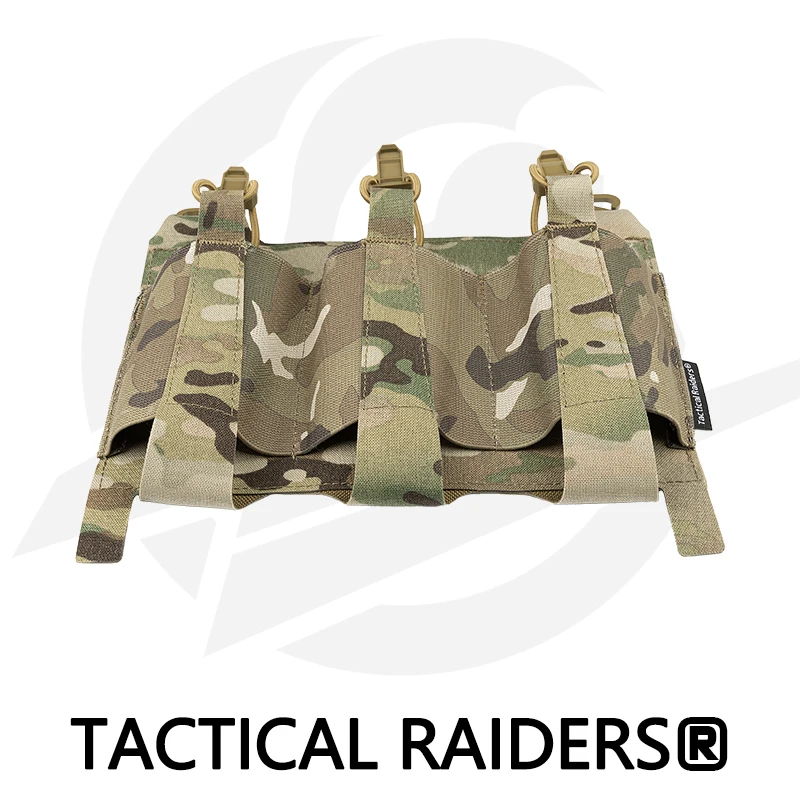 Chaleco táctico elástico con MOLLE y paneles láser triples - imagen 2