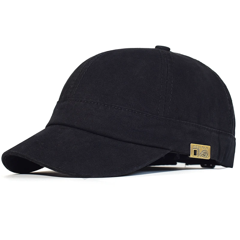 Gorra de béisbol vintage ala corta algodón perfil bajo ajustable - imagen 4