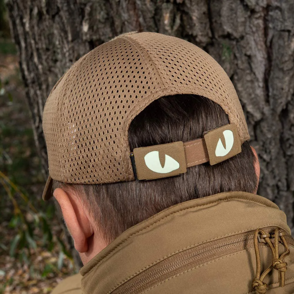 Parche táctico ojo de gato GITD MOLLE para casco paintball y ropa - imagen 2