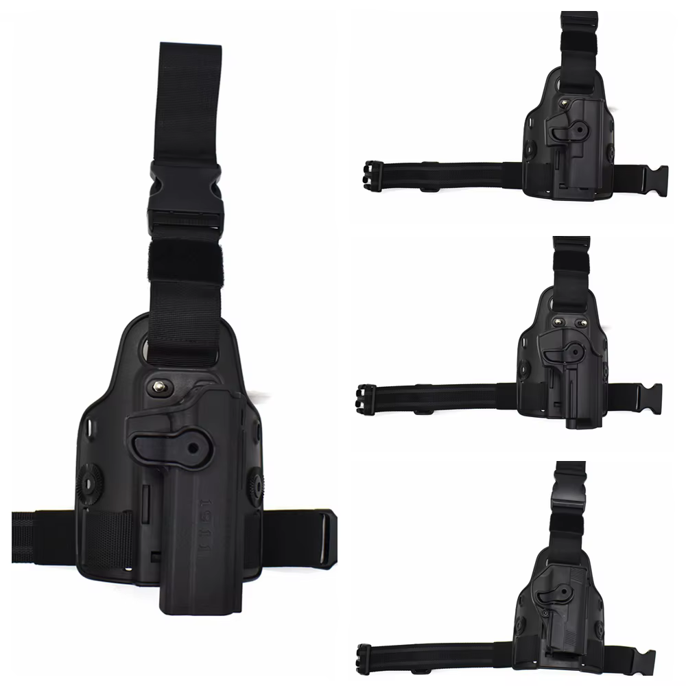 Funda IMI Drop Leg táctica muslo compatible G17 M9 Colt 1911