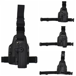 Funda IMI Drop Leg táctica muslo compatible G17 M9 Colt 1911