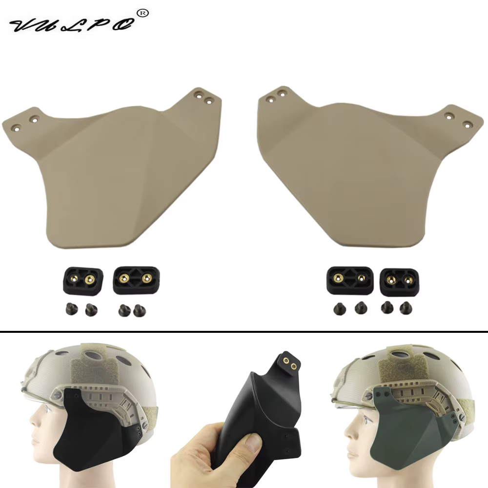 Orejera VULPO casco FAST MICH ACH – Cubierta lateral protectora