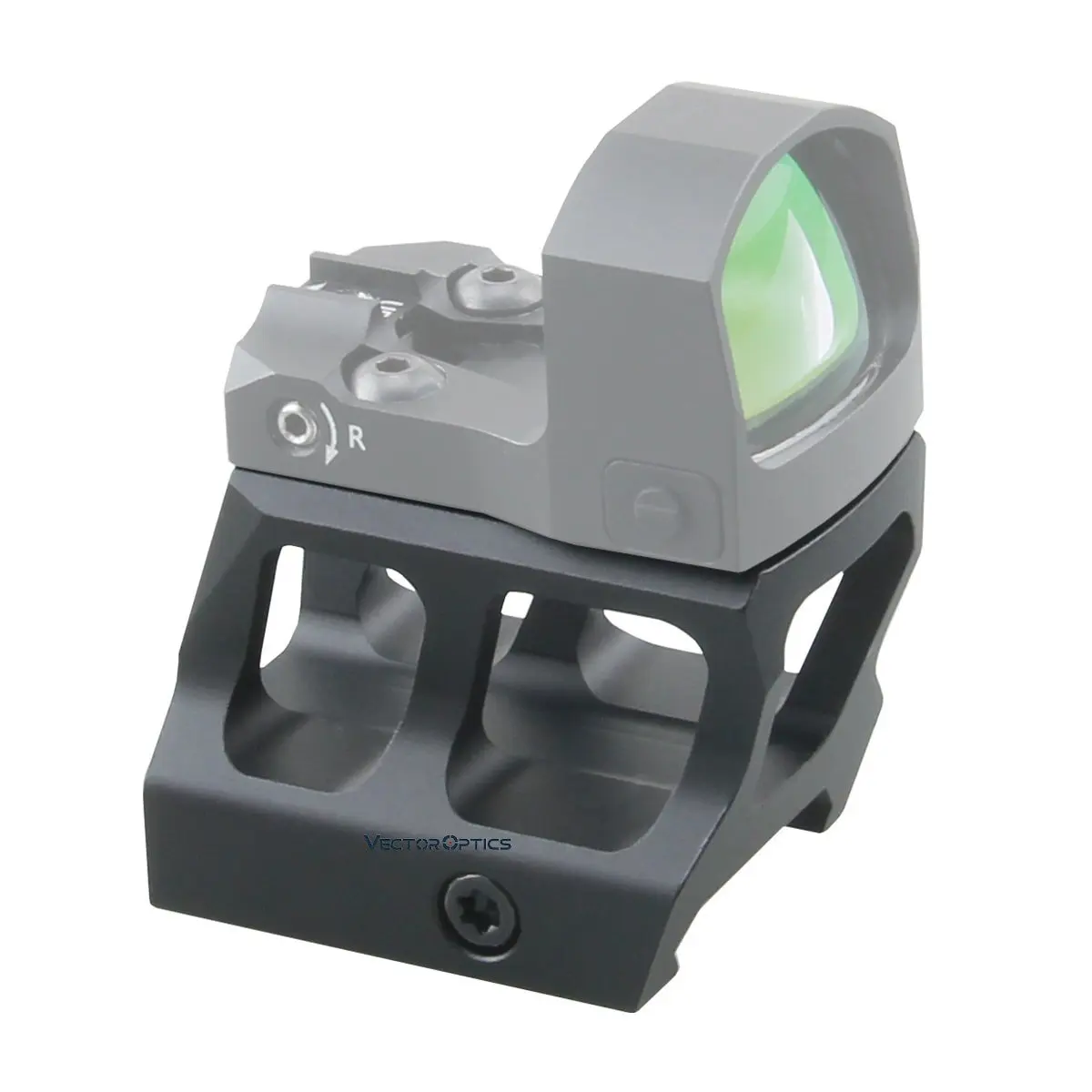 Montura Elevadora Picatinny Vector Optics MAG – Co-witness 1/3 para Mira Roja - imagen 4