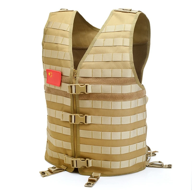 Chaleco táctico MOLLE de camuflaje militar para Airsoft - imagen 5