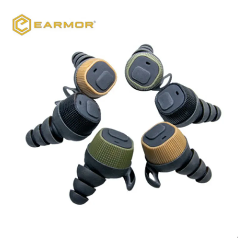 M20 MOD3 tapones electrónicos antiruido para tiro con orejeras silicona - imagen 3