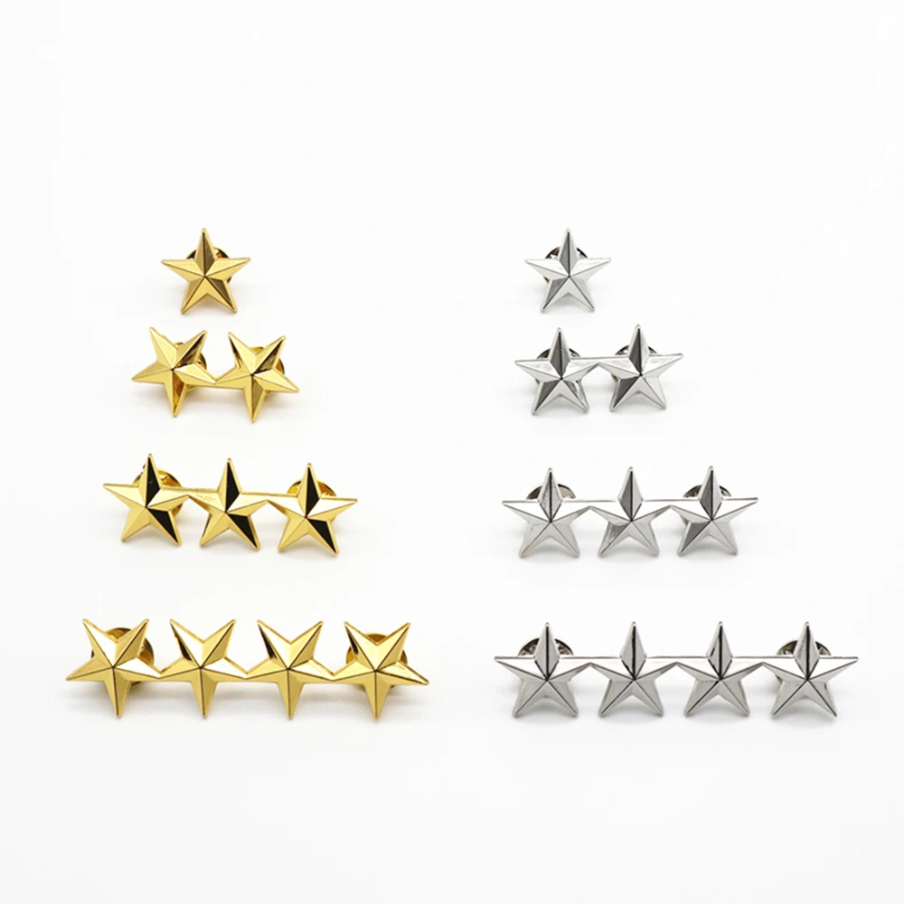 Insignia militar estrella teniente general broche metálico