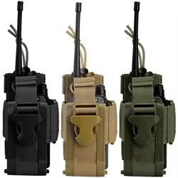Funda radio táctica MOLLE – Ajustable nailon táctico