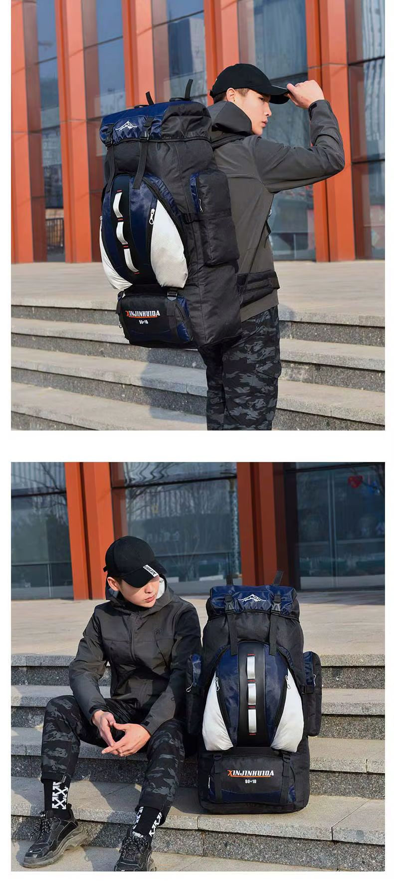 Mochila impermeable scione vista frontal