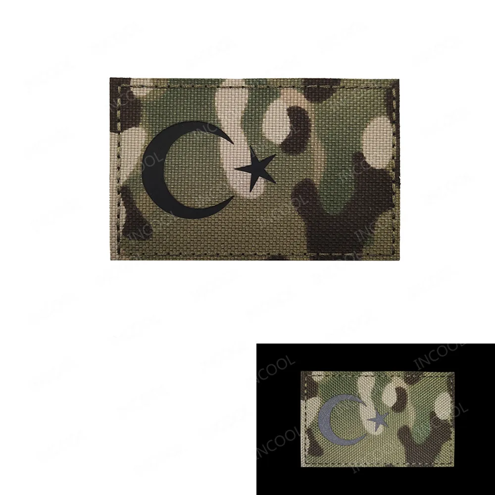 Parche táctico TURK reflectante infrarrojo brazalete militar - imagen 5