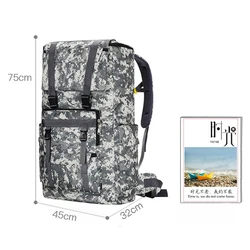 Mochila táctica militar camuflaje impermeable senderismo