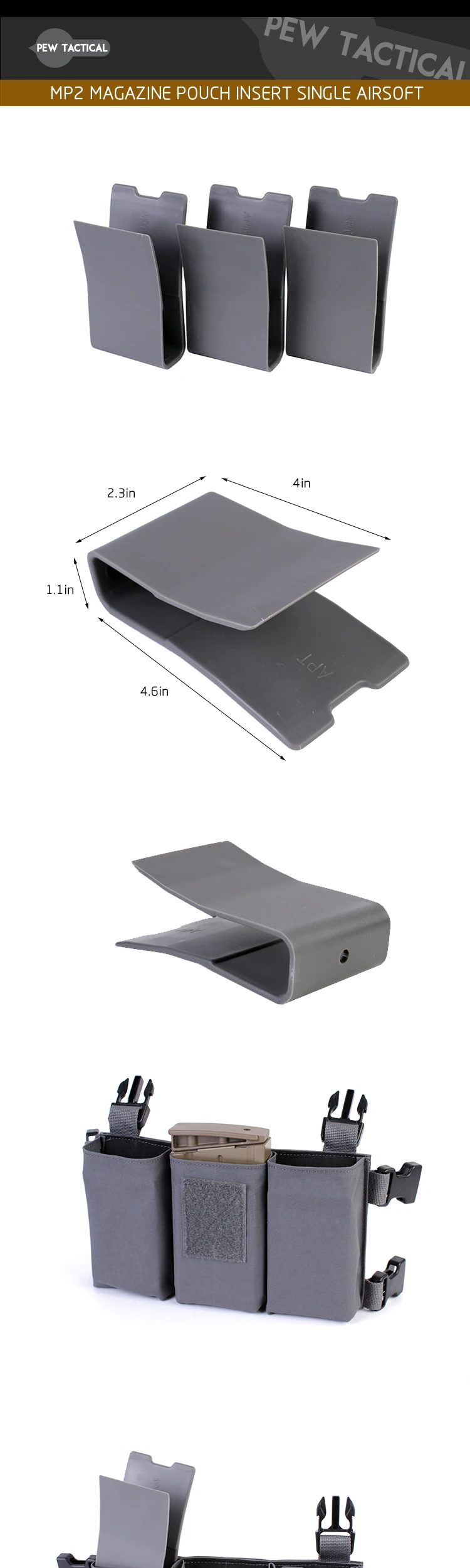 Inserto MP2 en sistema de carga frontal