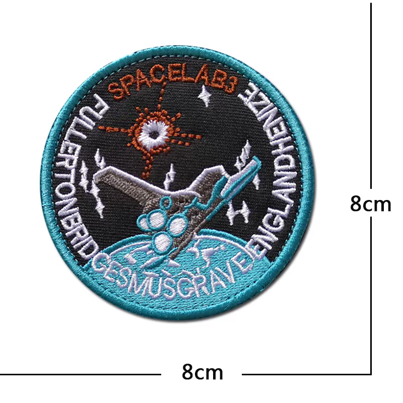 Parche bordado astronauta – Insignia aeroespacial para mochila y chaqueta - imagen 2