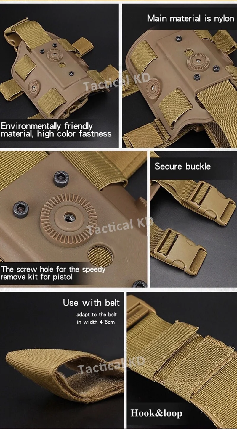 Detalle compatibilidad con distintas pistolas