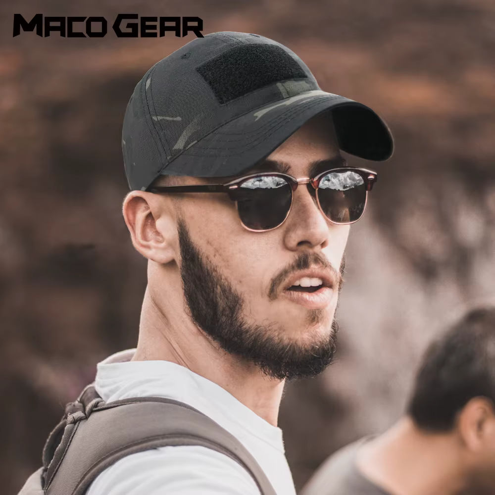 Gorra táctica camuflaje macogear - frontal