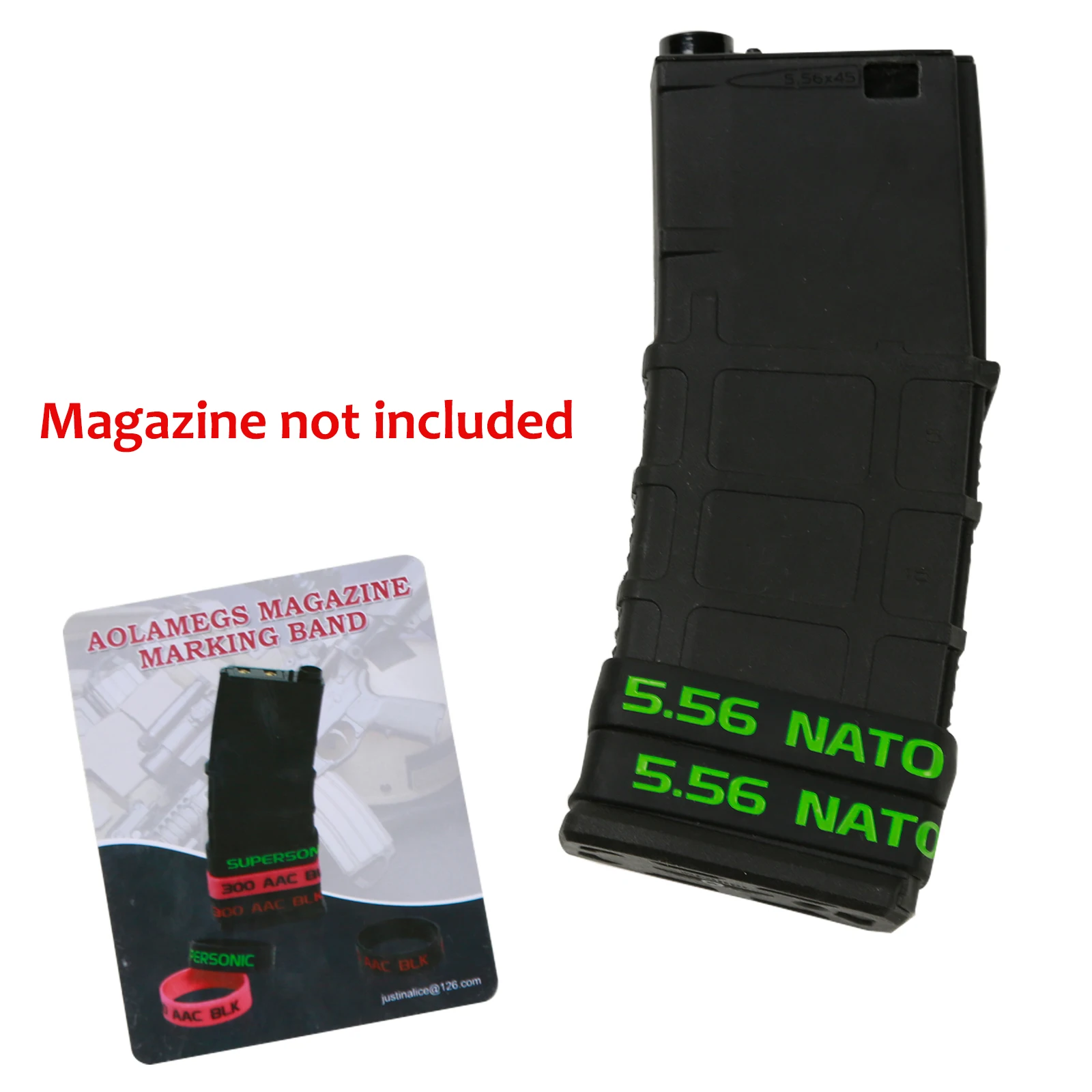 Banda elastica revistas tactico 5.56 NATO 300 Blackout - imagen 5