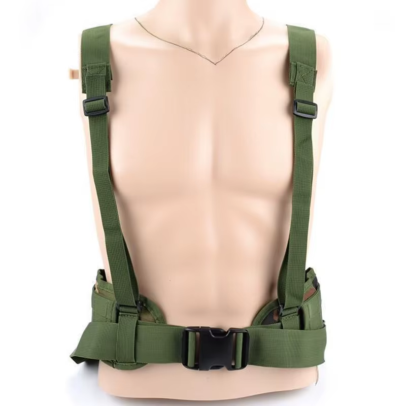 Cinturón táctico MOLLE Airsoft de nailon acolchado ajustable - imagen 2