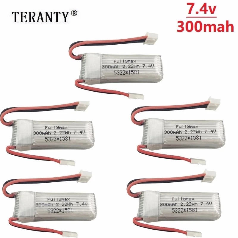 Xiaoliang DHC-2 Batería LiPo 7.4V 300mAh 25C - imagen 4