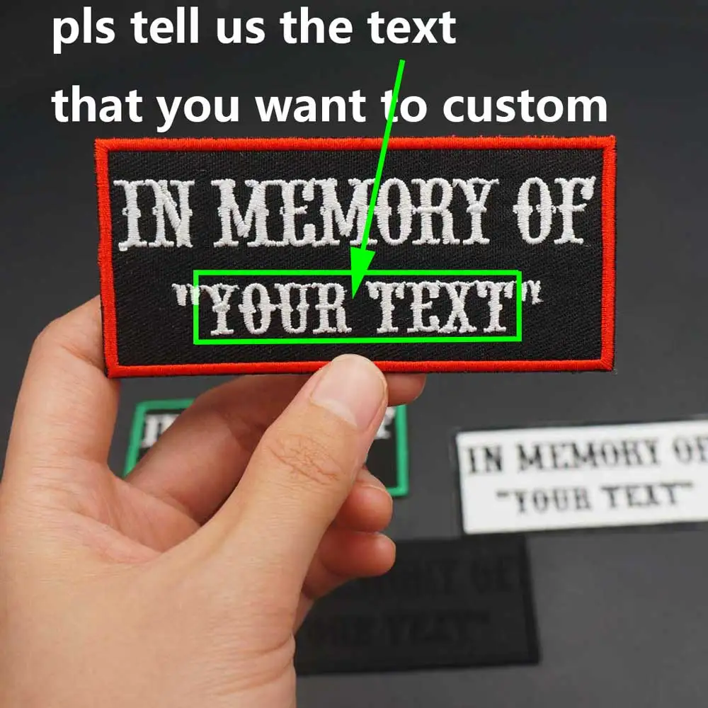 Parche bordado personalizado termoadhesivo para ropa - imagen 3