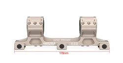 Montura doble de aluminio para visor de aire comprimido 25-30 mm