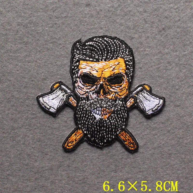 La Parca Parche Táctico Bordado Calavera Gótico para ropa - imagen 4